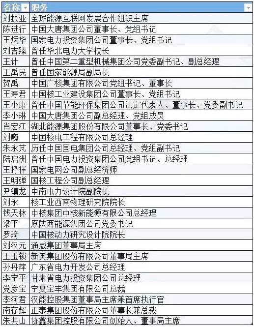 有哪些能源電力大佬將參加兩會？