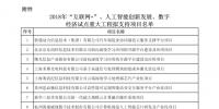 2018年“互聯(lián)網(wǎng)+”、人工智能創(chuàng)新發(fā)展和數(shù)字經(jīng)濟(jì)試點(diǎn)重大工程擬支持項(xiàng)目<font color=