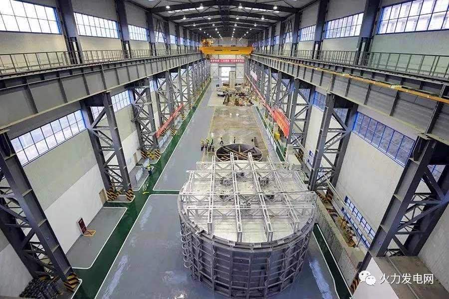 世界首臺百萬千瓦水電機組轉輪在東方電機白鶴灘轉輪加工廠開焊
