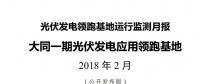 大同一期光伏發(fā)電領(lǐng)跑基地運行監(jiān)測月報發(fā)布 各大企業(yè)表現(xiàn)如何？