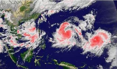 多個預(yù)警齊發(fā) 三臺風(fēng)海上共舞 強(qiáng)降雨將覆蓋我國六大流域