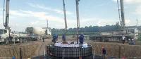 河南開封通許49.5兆瓦風(fēng)電場首臺風(fēng)機完成混凝土澆筑