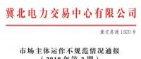冀北電力市場主體運(yùn)作不規(guī)范情況通報(bào)（2018年第2期）：21家售電公司未按要求補(bǔ)充完善注冊(cè)信息