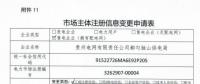 貴州公示2家售電公司、3家電力用戶及1家電網(wǎng)企業(yè)的注冊(cè)信息變更申請(qǐng)