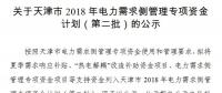 1917萬(wàn)元！天津公示2018年電力需求側(cè)管理專項(xiàng)資金計(jì)劃（第二批）