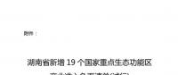 湖南省發(fā)布《湖南省新增19個國家重點生態(tài)功能區(qū)產(chǎn)業(yè)準入負面清單(試行)》對水力發(fā)電、風力發(fā)電、太陽能發(fā)電等嚴格管控