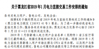 黑龍江電力交易中心發(fā)布了《關于黑龍江省2019年1月電力直接交易工作安排的通知》