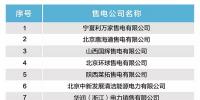 北京新增9家售電公司 1家注冊暫不生效！