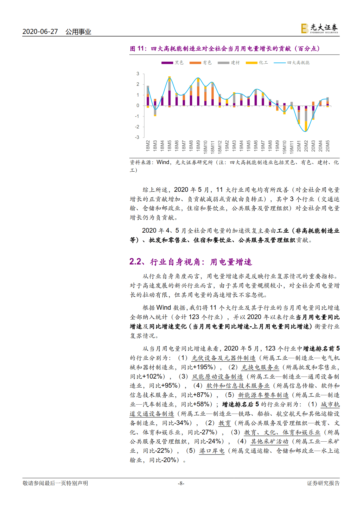 電力視角看復(fù)蘇：行業(yè)用電分化幾何？