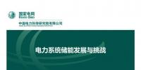 PPT丨王繼業(yè)：電力系統(tǒng)儲能發(fā)展與挑戰(zhàn)